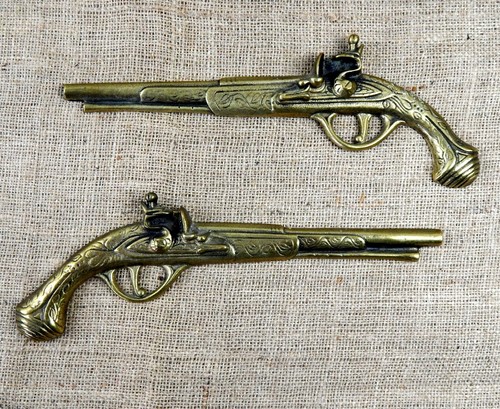 Vintage brass replica pair - vintage,