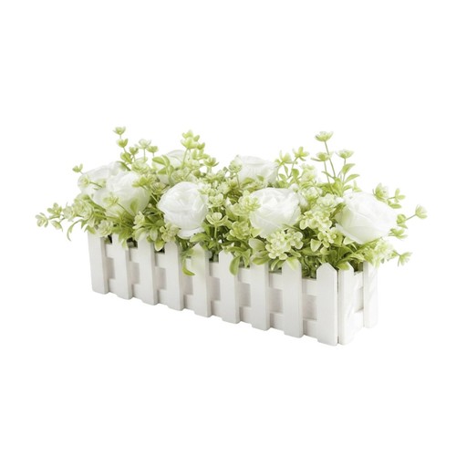 Wooden planter flower decor - wooden,