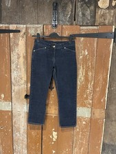 Marks & Spencer Denim Jeans Limited Collection Straight Indigo Blue UK 10
