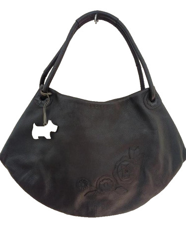 Radley black leather shoulder - black,