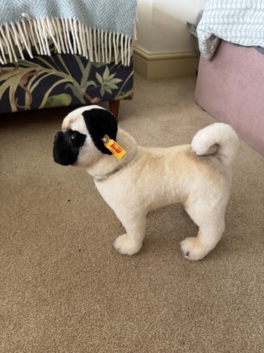 Steiff large lielou - pug, dog