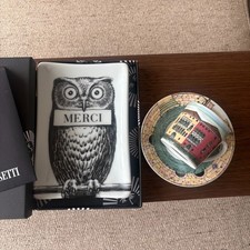 Fornasetti Owl Merci Dish &