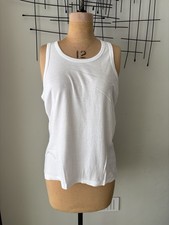 Kayser Plain White Cotton Tank