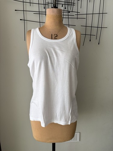 Kayser plain white - cotton, tank