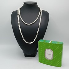 Stella & Dot Mara Pearl Double Layer Necklace White With Box FLT-FPL29