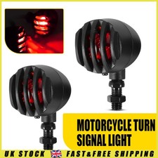 Red amber motorcycle - 2x,