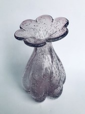 Hand Blown Art Glass MCM Vase