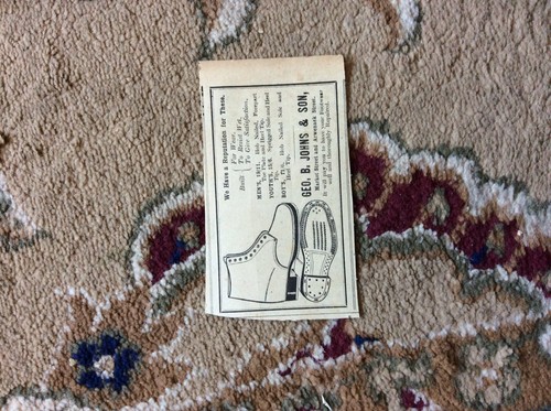 B9d ephemera 1920 advert - ephemera,