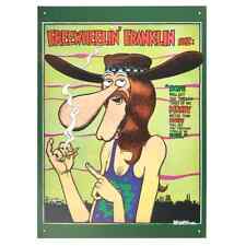 XL Freewheelin Franklin of the Furry Freak Brothers METAL TIN SIGN GIFT COMIC