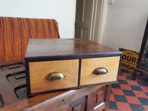 Antique vintage drawer index - antique/vintage,