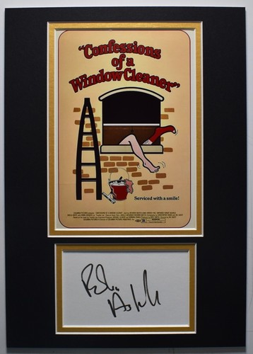 Robin askwith signed autograph - robin,