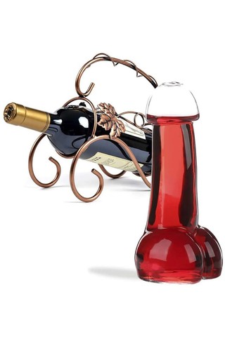 Penis shaped coctail wine - penis,