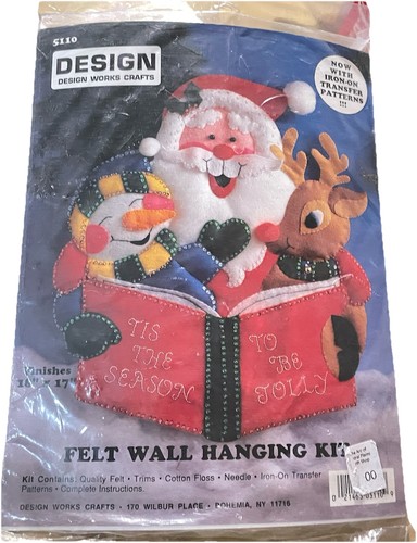 Santa felt craft kit - felt,