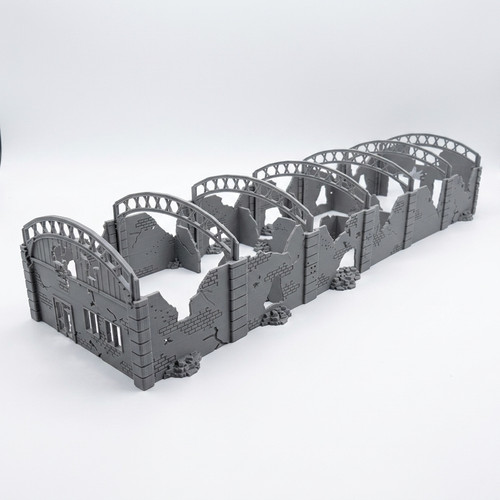 Sectional damaged factory - damaged,