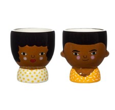 Brand New Boxed Sass And Belle Ezra And Chantelle Novelty Egg Cups Gift