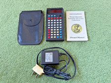 Vintage Rare Commodore SR4148R Calculator, Power Supply, Case, Manual, Working