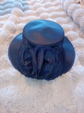 Ladies Navy Wedding Hat