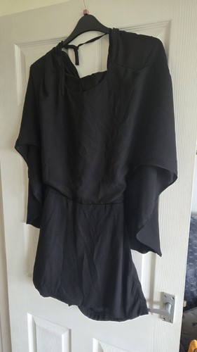 Boohoo size black - black, playsuit