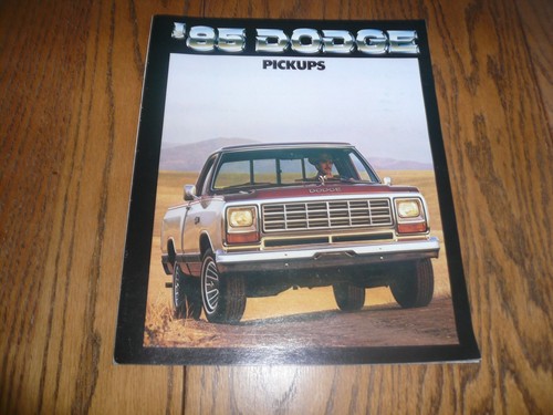 1985 dodge pickups - dodge, sales