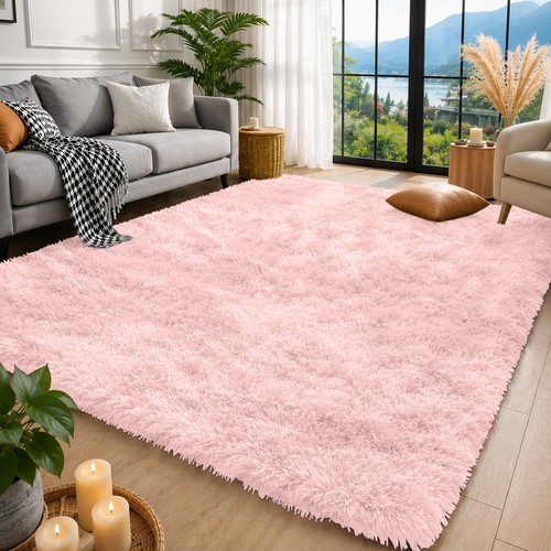 Fluffy rugs large shaggy - fluffy,