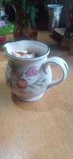 crockery clover leaf peaches and cream Milk Jug