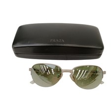 Prada Sunglasses Grey Unisex Adults Pilot Italian SPR 58C 2AC 5H1 Preloved