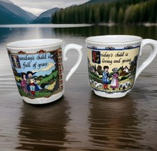 Royal Worcester Birthday Mugs