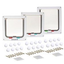 Pet door 4 way locking Small