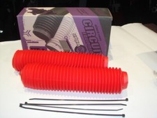 bellows fork boots large red