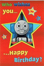 THOMAS BIRTHDAY CARD THOMAS AND FRIENDS  Official design with googly eyes