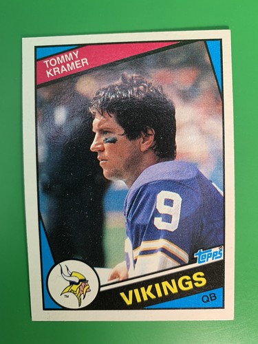 1984 topps tommy kramer - tommy, #293