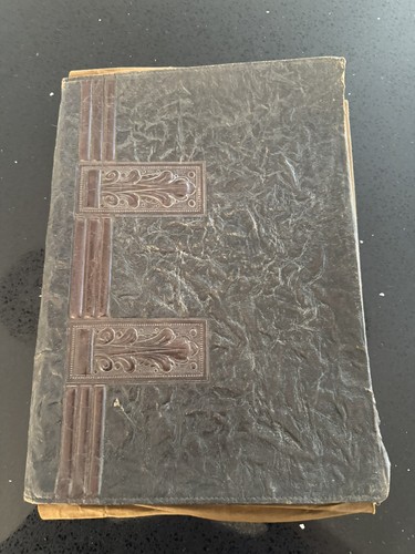 Victorian scrapbook leather - victorian,