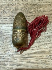 Antique Brass Metal Etui