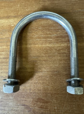 U BOLT M10 x 60mm, STAINLESS STEEL, plus nuts & washers