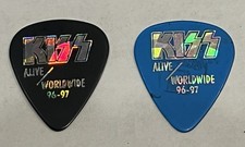 Kiss Paul Stanley/Ace Frehley Alive Worldwide Guitar Pick/Backstage Pass Combo