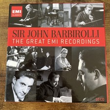 Great EMI Recordings: Sir John Barbirolli 10cd box set Mahler Elgar Delius