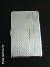 Art Deco  Cigarette Case by Kincraft In Silver Plate Cigarette Holder Tobacianna