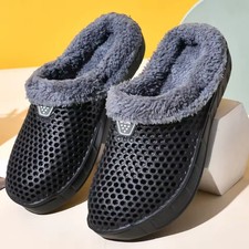 Ladies Outdoor Slippers Furry