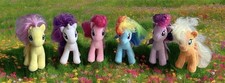 My little pony MLP hasbro x 6 Rarity  Fluttershy Pinkie Pie rainbow dash etc lot