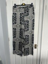 Primark Black & White Wide-Leg