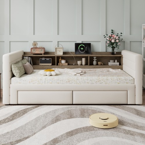Daybed with pull - with, out