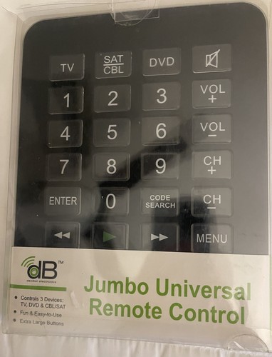 Jumbo universal remote - db,