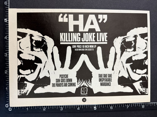 Killing joke 1983 - killing, smash