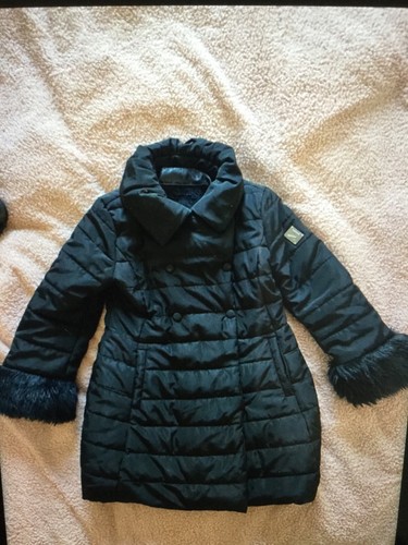 Girls monnalisa black coat - girls,