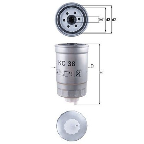 Fuel filter for - ford, escort