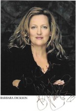 BARBARA DICKSON HAND SIGNED PHOTOGRAPH FAMOUS SINGER & IN MUSICALS