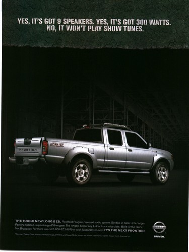 2001 nissan frontier crew - crew, cab