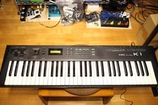 KAWAI K1 Vintage 1980s Digital Synthesizer ROM Card J1-01 Manual & Power Supply