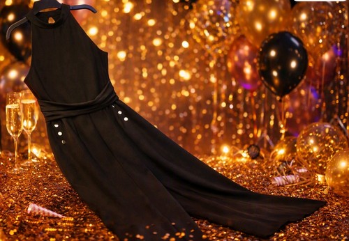Nwt black sleeveless wide leg