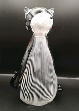 Art Style Glass Cat Murano